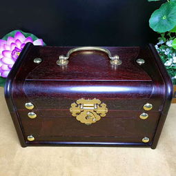 傳統(tǒng)工藝的典雅守護 血檀木全榫卯首飾盒